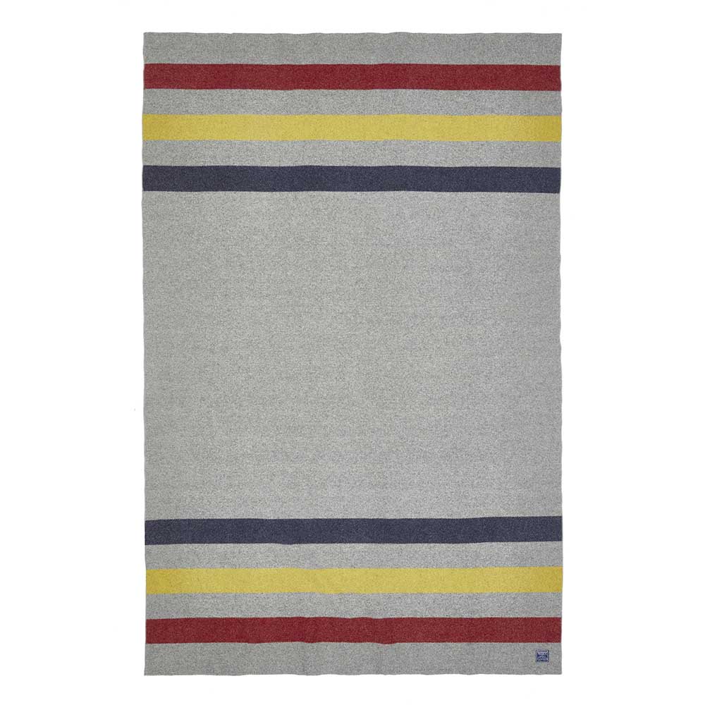 Color Variation Factory Second Frontier Wool Blanket - Gray active Color Variation Factory Second Frontier Wool Blanket Dry clean or hand wash Full King Queen Twin