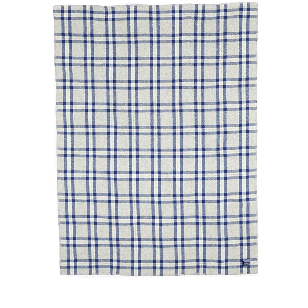 Minnehaha Falls Wool Throw - Blue active Current Full Price group-gallery machine washable Minnehaha Falls Wool Throw New Lower Price Patterns & Plaids