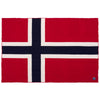Norwegian Flag Wool Throw