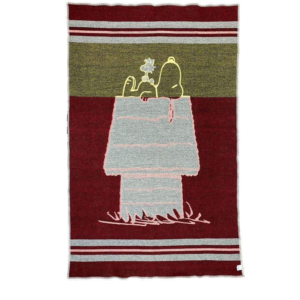 Snoopy House Wool Throw Blanket active Current Dry clean or hand wash Full Price New Lower Price Peanuts Peanuts Wool Throw personalization