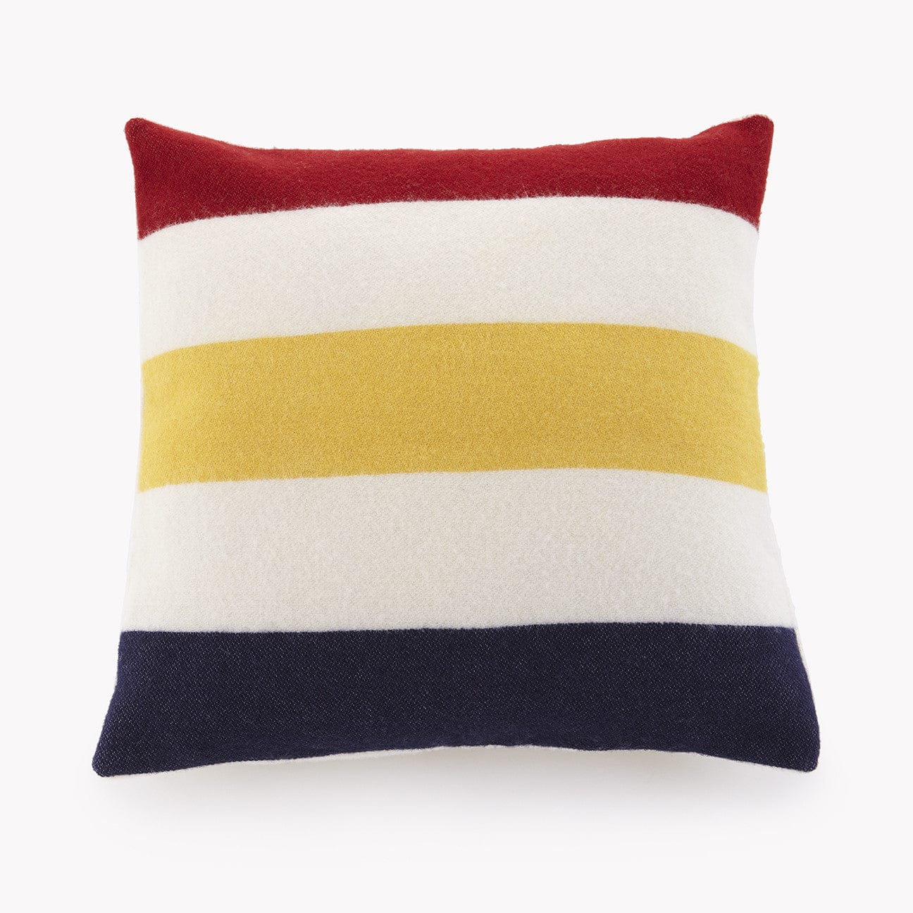 Factory Second Frontier Stripe Wool Pillow Cover Pillow Case 20"x20" Frontier Natural active dry clean only