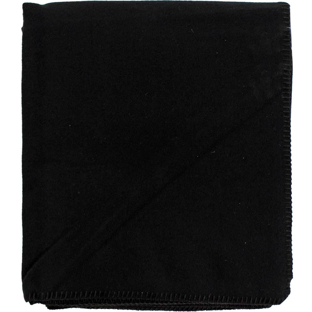 Factory Second Limited Production Lakefront Queen Wool Blanket - Black Queen Black active machine washable Queen Solids