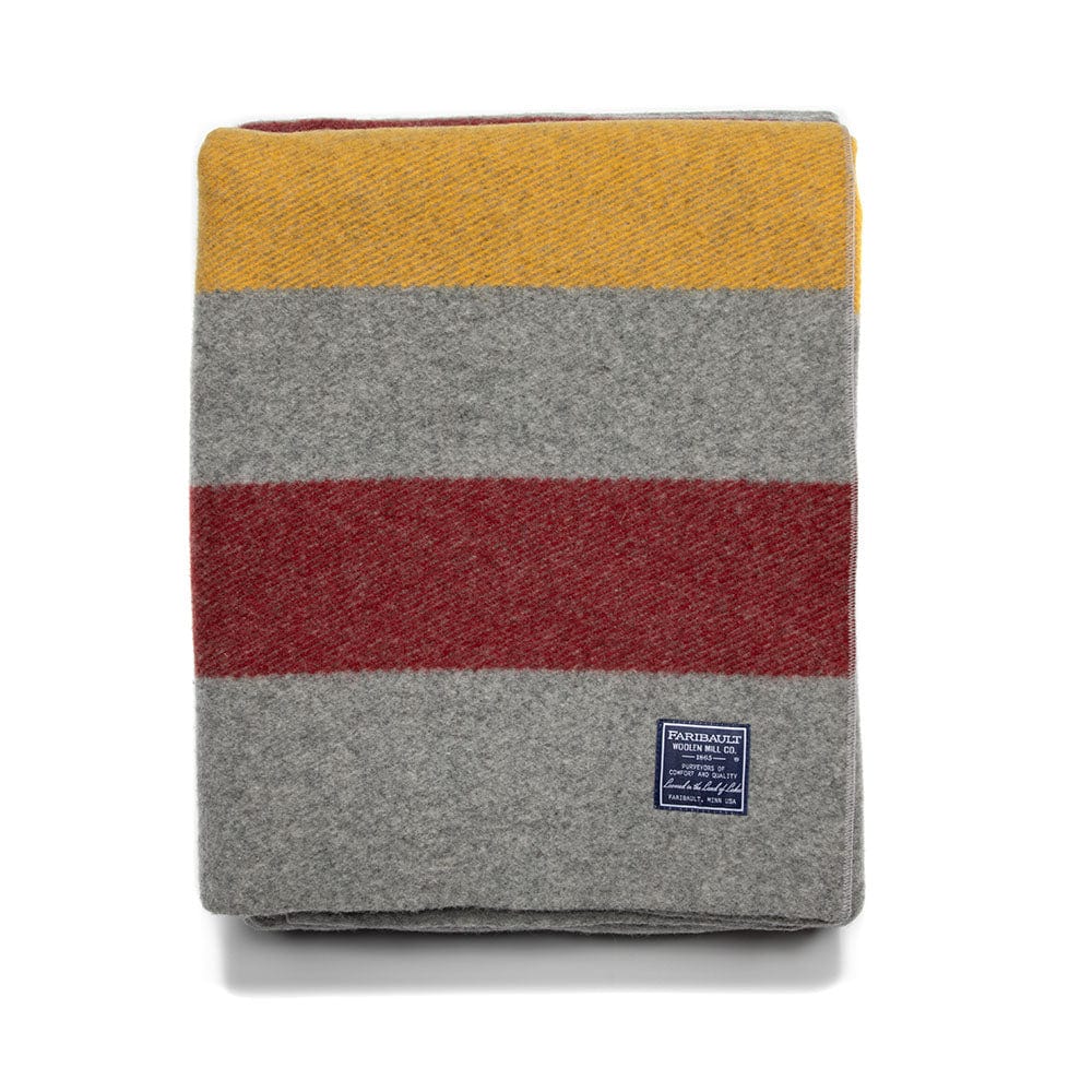 Factory Second Frontier Wool Blanket Gray