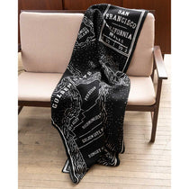 San Francisco Map Wool Throw – Faribault Mill