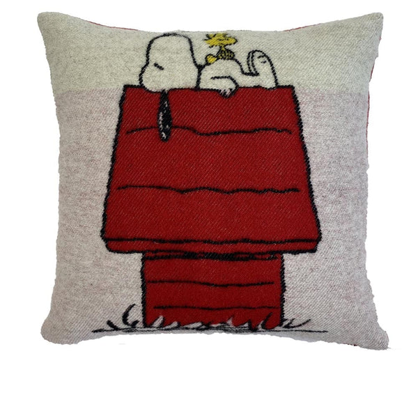 クッションカバー SNOOPY PILLOW CASE faribault-mill-snoopy-house-