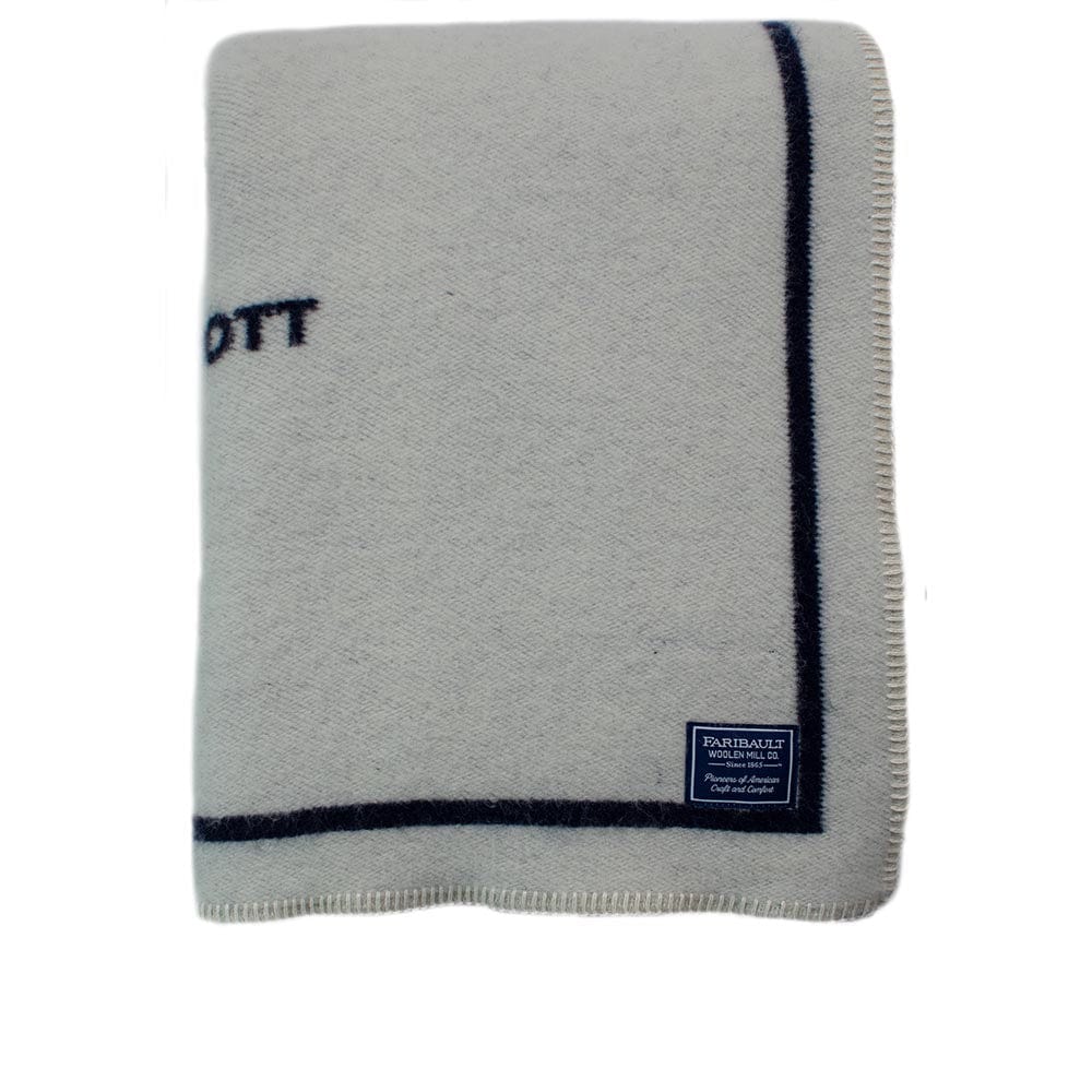 St. Croix Map Wool Throw Blanket active Current Dry clean or hand wash Full Price Lakes & Maps