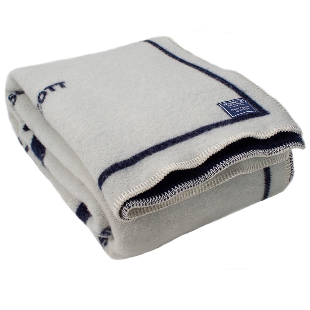 St. Croix Map Wool Throw Blanket active Current Dry clean or hand wash Full Price Lakes & Maps