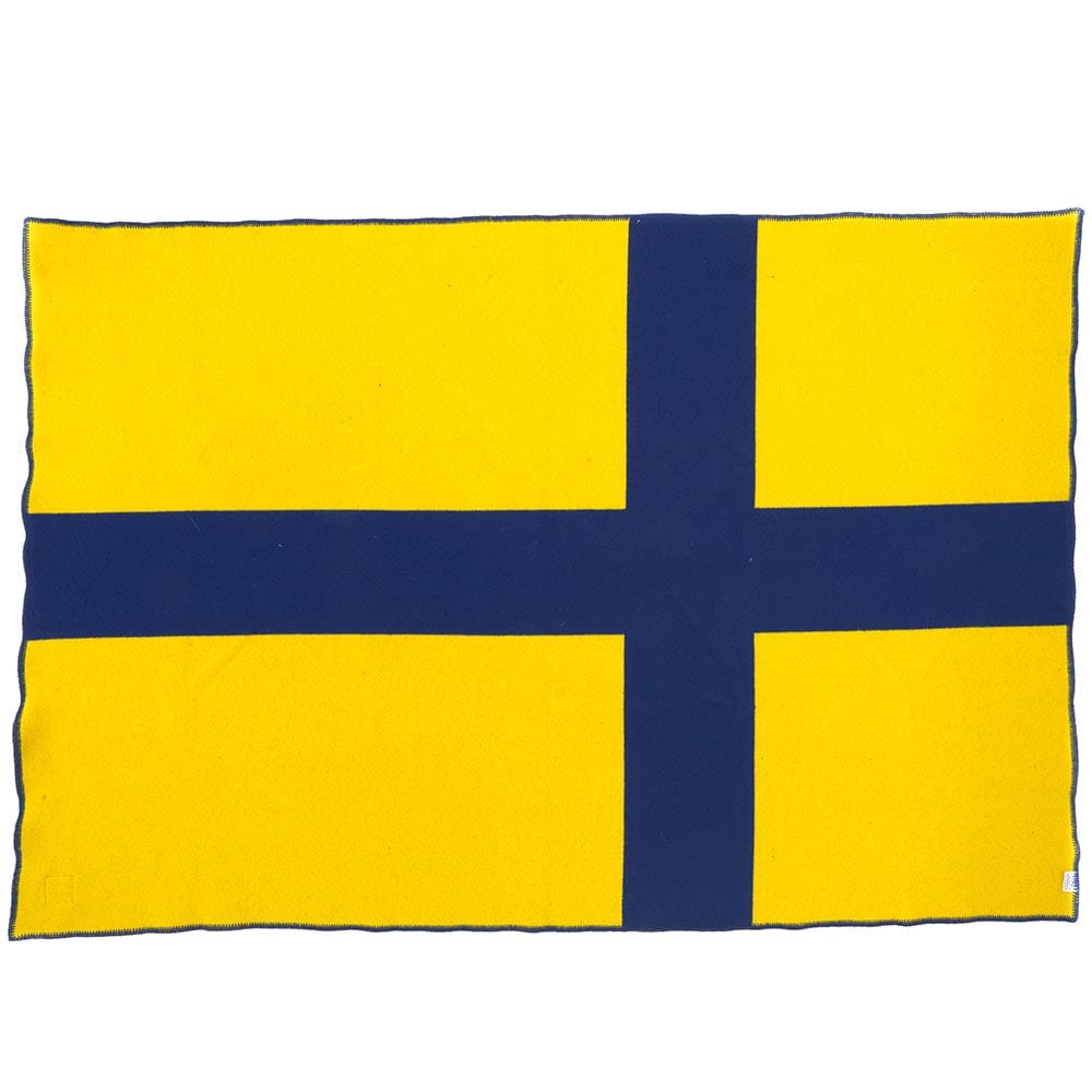 Factory Second Swedish Flag Wool Throw active Dry clean or hand wash Great Flags