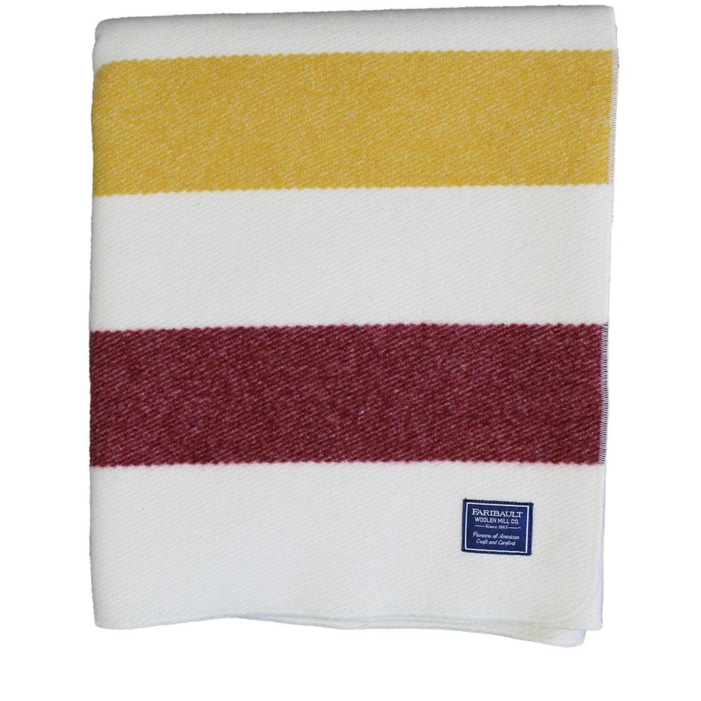 Color Variation Factory Second Frontier Wool Blanket - Natural Frontier Blanket Bone White active Dry clean or hand wash King Queen Twin